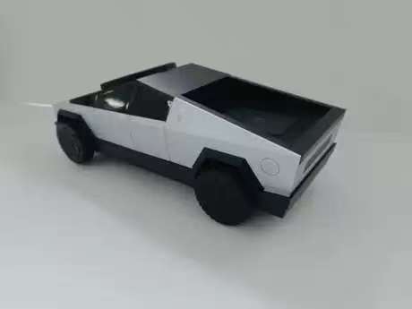 Cybertruck 3in1 Wireless Charging dock - Office or bedroom (Adult or kids) -BRONZE, SILVER OR GREY
